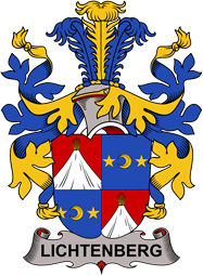 Coat of arms used by the Danish family Lichtenberg