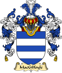 Irish Family Coat of Arms (v.25a) MacGilfoyle