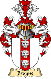 English Coat of Arms (v.23) for the family Brayne