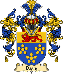 English Family Coat of Arms (v.25) Davy
