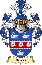 English Coat of Arms (v.23) for the family Rivers II