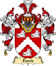 English Family Coat of Arms (v.25) Davis