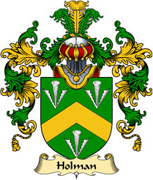 English Family Coat of Arms (v.25) Holman