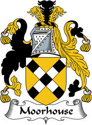 English Coat of Arms for the family Moorhouse