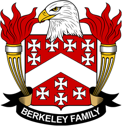 Coat of arms used by the Berkeley family in the United States of America