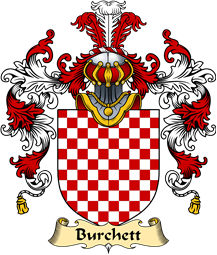 English Family Coat of Arms (v.25) Burchett
