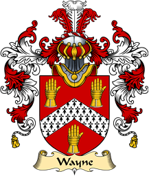 English Family Coat of Arms (v.25) Wayne