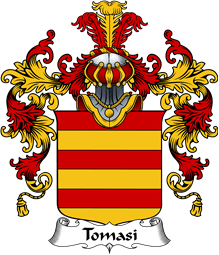 Italian Family Coat of Arms (v.25b) Tomasi