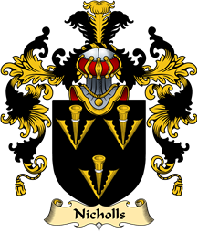 English Family Coat of Arms (v.25) Nicholls
