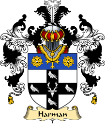 English Family Coat of Arms (v.25) Harman