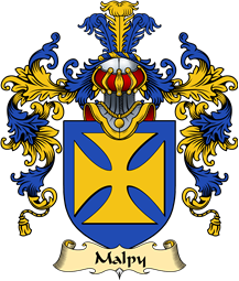 English Family Coat of Arms (v.25) Malpy