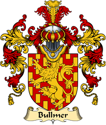 English Family Coat of Arms (v.25) Bullmer or Bulmer
