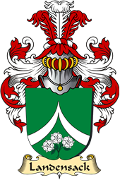 v.23 Coat of Family Arms from Germany for Landensack