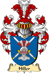 v.23 Coat of Family Arms from Germany for Hiller