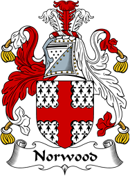 English Coat of Arms for the family Norwood or Northwood