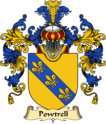 English Family Coat of Arms (v.25) Powtrell