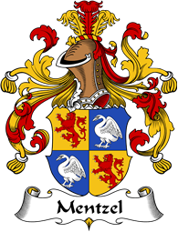 German Wappen Coat of Arms for Mentzel