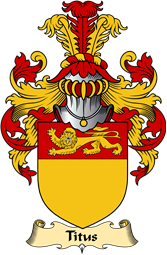 English Coat of Arms (v.23) for the family Titus