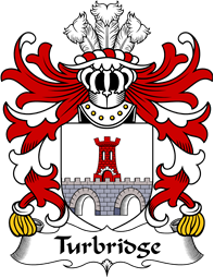 Welsh Coat of Arms for Turbridge (of Llan-rhudd, Denbighshire)