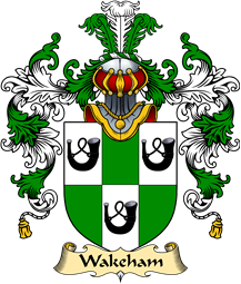 English Family Coat of Arms (v.25) Wakeham