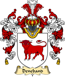 Welsh Family Coat of Arms (v.25) Deneband (or DENEBAUD, of Gwent)