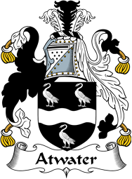 English Coat of Arms for the family Atwater