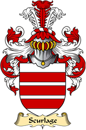 Welsh Family Coat of Arms (v.23) for Scurlage (of Glamorgan)