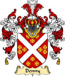 Irish Family Coat of Arms (v.25a) Denny