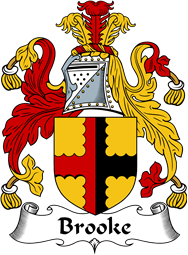 English Coat of Arms for the family Brooke