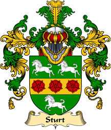 English Family Coat of Arms (v.25) Sturt
