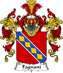 Italian Family Coat of Arms (v.25b) Fagnani