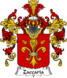 Italian Family Coat of Arms (v.25b) Zaccaria