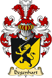 v.23 Coat of Family Arms from Germany for Degenhart