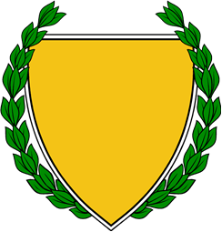 Laurel Wreath 9 Shield Interlaced