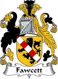 English Coat of Arms for the family Fawcett