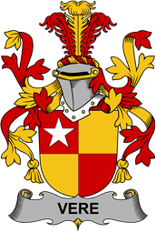 Irish Coat of Arms for Vere