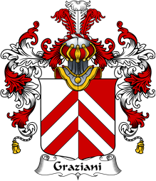 Italian Family Coat of Arms (v.25b) Graziani
