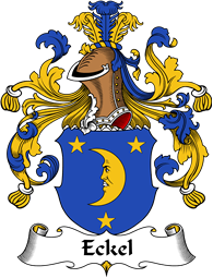 German Wappen Coat of Arms for Eckel