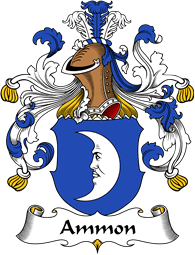 German Wappen Coat of Arms for Ammon