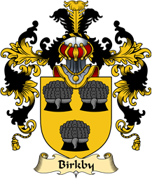 English Family Coat of Arms (v.25) Birkby