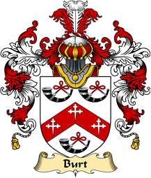 English Family Coat of Arms (v.25) Burt