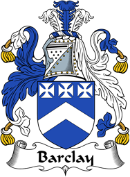 English Coat of Arms for the family Barclay