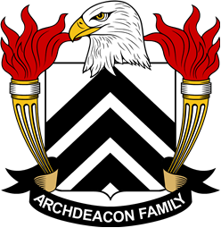 Coat of arms used by the Archdeacon family in the United States of America