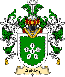 English Family Coat of Arms (v.25) Ashley