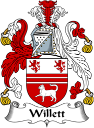 English Coat of Arms for the family Willet