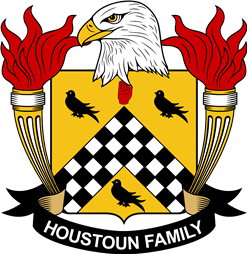 Coat of arms used by the Houstoun family in the United States of America