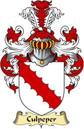 English Coat of Arms (v.23) for the family Colepeper or Culpeper