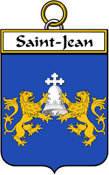 French Coat of Arms Badge for Saint-Jean