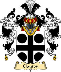 English Family Coat of Arms (v.25) Clayton