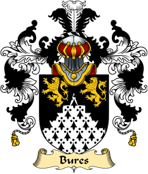 English Family Coat of Arms (v.25) Bures